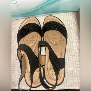 Black Women's Sandals from BKS comfort collection